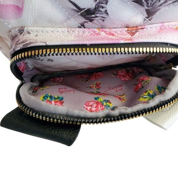 Betsey Johnson Puppy Dog Mini Backpack & Wallet Set Floral Print NWOT - Picture 10 of 10